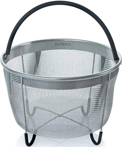 The Original Hatrigo Steamer Basket for Pressure Cooker Accessories 6qt [3qt 8qt avail]...