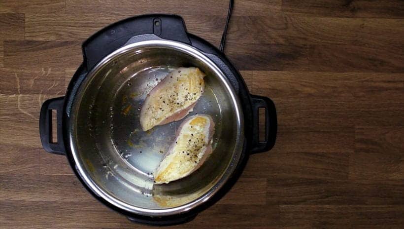 Browning chicken breasts in Instant Pot