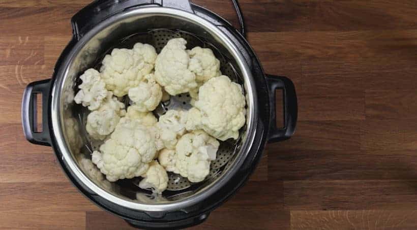Instant Pot Cauliflower Recipe | Pressure Cooker Cauliflower | Steamed Cauliflower | Instant Pot Vegetables | Vegan | Vegetarian | Paleo | Gluten free #instantpot #pressurecooker #recipes #easy #healthy