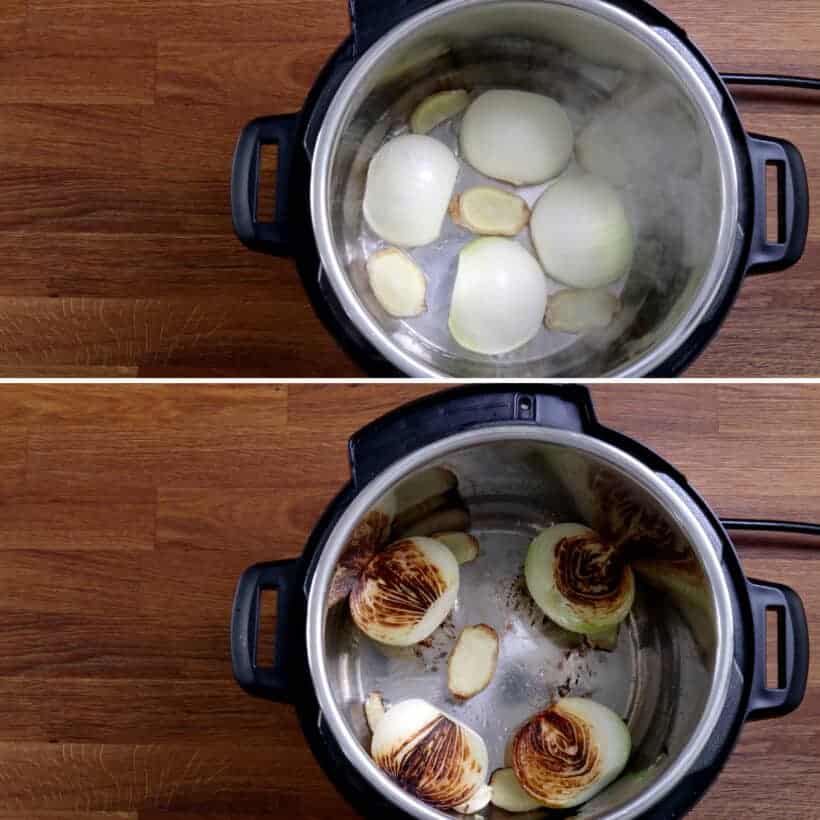 char onions in Instant Pot Pressure Cooker   #AmyJacky #InstantPot #PressureCooker #recipe