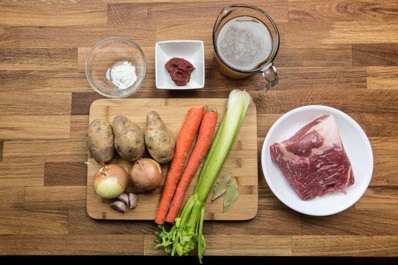 Comforting Pressure Cooker Beef Stew Recipe Ingredients