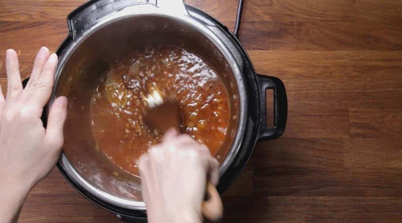 Instant Pot Chicken Soup | Pressure Cooker Chicken Soup: deglaze Instant Pot Pressure Cooker