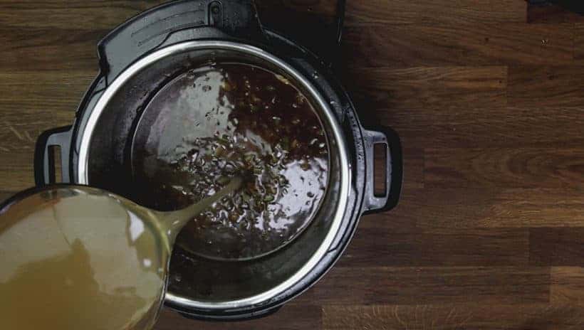 Instant Pot Gumbo Recipe (Pressure Cooker Gumbo): deglaze Instant Pot Pressure Cooker insert