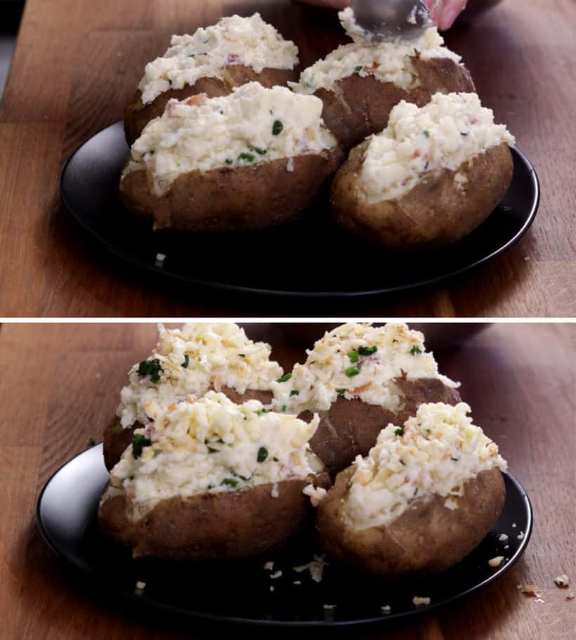 how to make twice baked potatoes    #AmyJacky #InstantPot #PressureCooker #AirFryer #NinjaFoodi #sides #potatoes