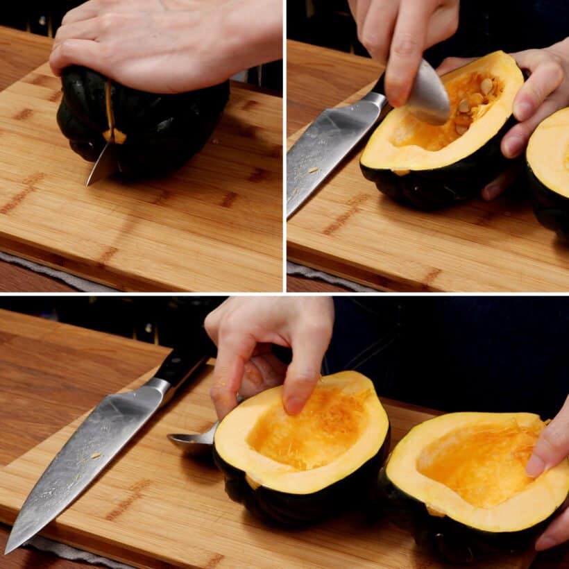 how to prepare acorn squash  #AmyJacky #recipe