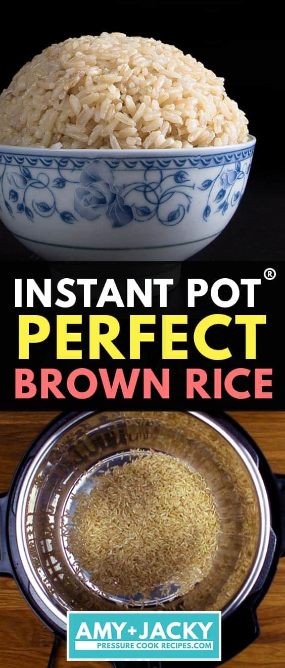 instant pot brown rice | brown rice instant pot | brown rice in instant pot | how to cook brown rice in instant pot | instapot brown rice | brown rice pressure cooker | pressure cooker brown rice  #AmyJacky #InstantPot #PressureCooker #vegan #vegetarian #rice #sides