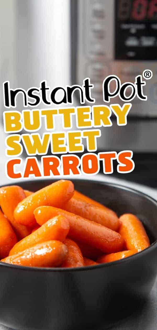 Instant Pot Carrots | Pressure Cooker Carrots | Instant Pot Vegetables | Instant Pot Side Dishes | Instant Pot Vegetarian | Instant Pot Recipes | Pressure Cooker Recipes  #instantpot #pressurecooker #side #snack #vegetables