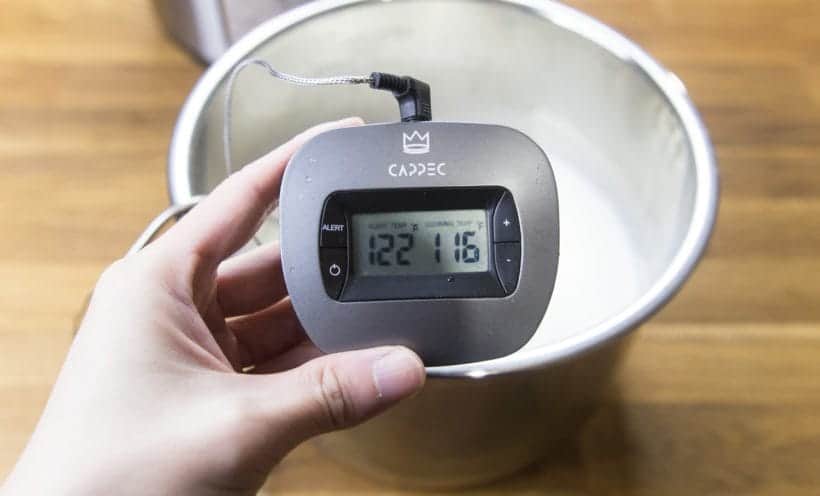 Instant Pot Cooling Milk Temperature