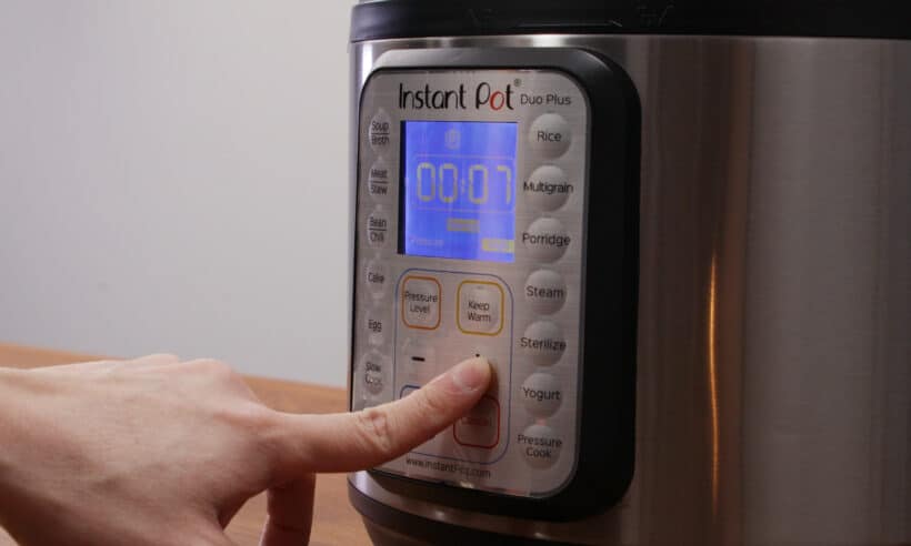 instant pot high pressure for 7 minutes