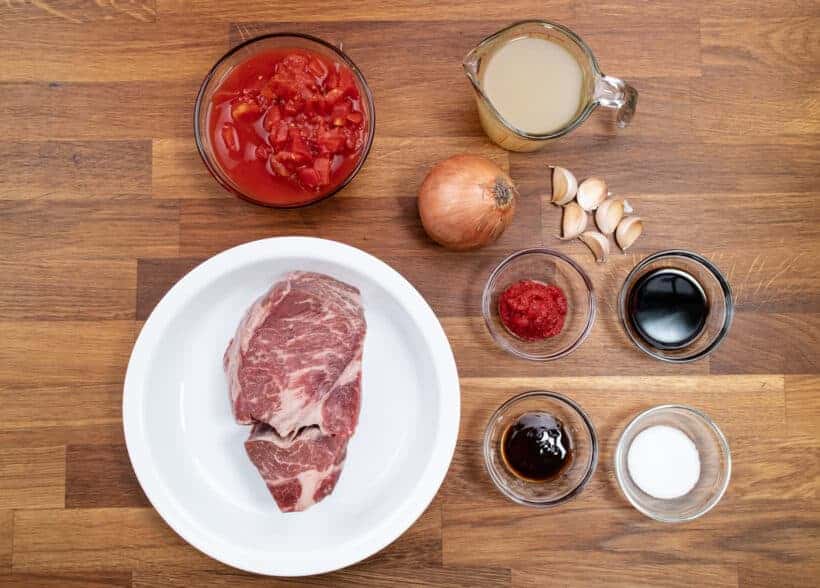 Instant Pot HK Tomato Beef Ingredients  #AmyJacky #InstantPot #PressureCooker #recipe