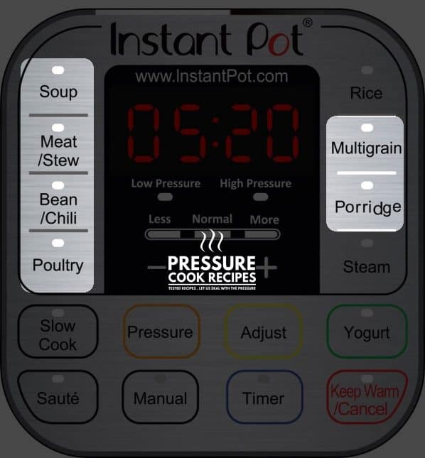 6 Special Programmed Instant Pot Buttons