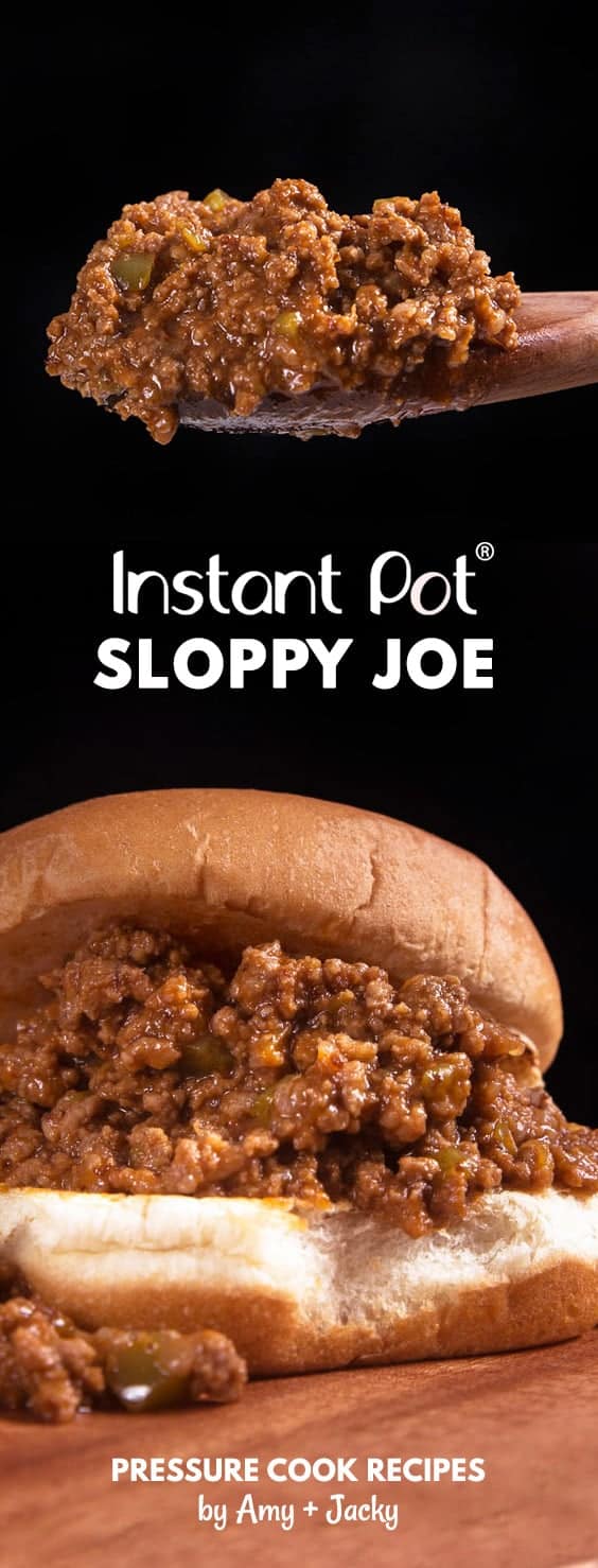 Make Family Favorite Instant Pot Sloppy Joes Recipe (Pressure Cooker Sloppy Joes). Sweet-savory, umami homemade sloppy joe is gratifying to eat. Kid-friendly and super easy to make!