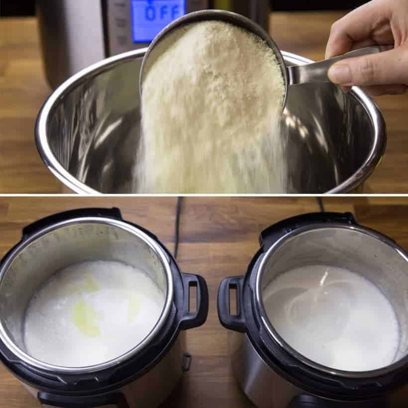 Instant Pot Yogurt Adding Powdered Milk