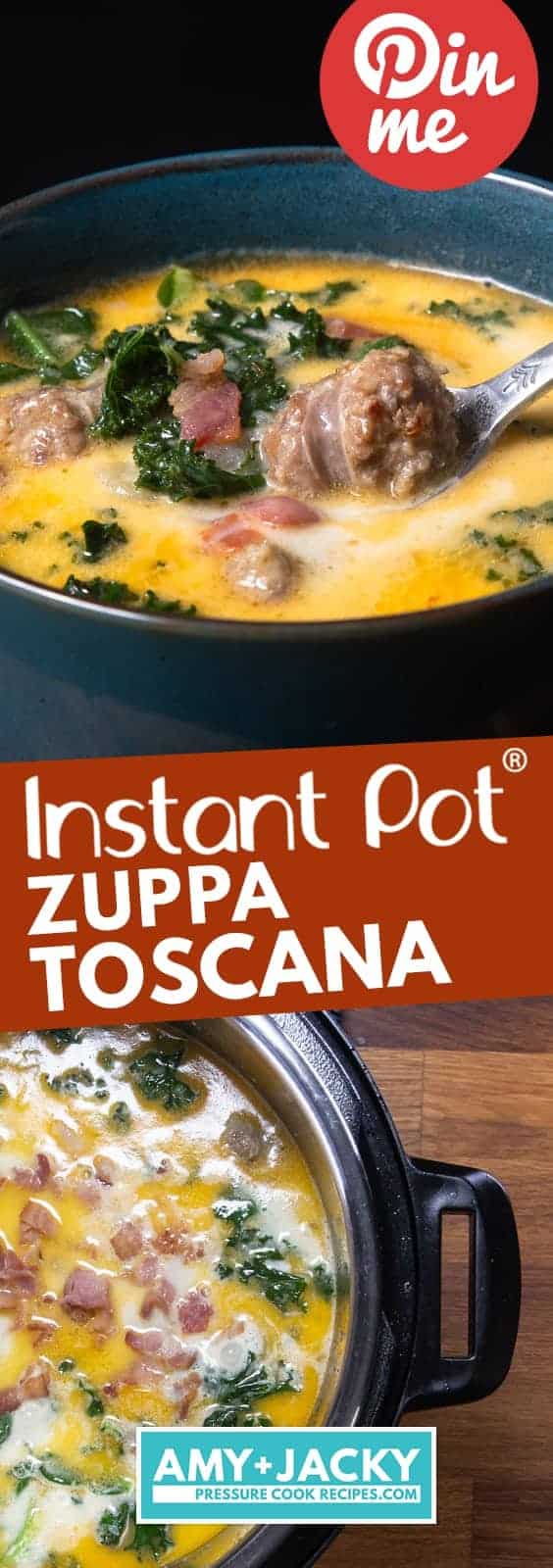 Instant Pot Zuppa Toscana Recipe | Pressure Cooker Zuppa Toscana Soup | Instant Pot Sausage Kale Potato Soup | Instapot Zuppa Toscana | Instant Pot Kale | Instant Pot Soup | Pressure Cooker Soup | Instant Pot Recipes #instantpot #pressurecooker #soup #easy #recipes