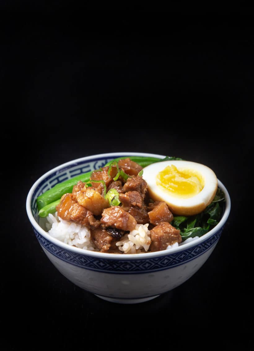 Instant Pot lu rou fan | 滷肉飯 | pressure cooker lu rou fan | taiwanese braised pork | taiwanese braised pork belly | instant pot pork | pork belly recipes | ru rou fan | taiwanese pork rice | taiwanese minced pork