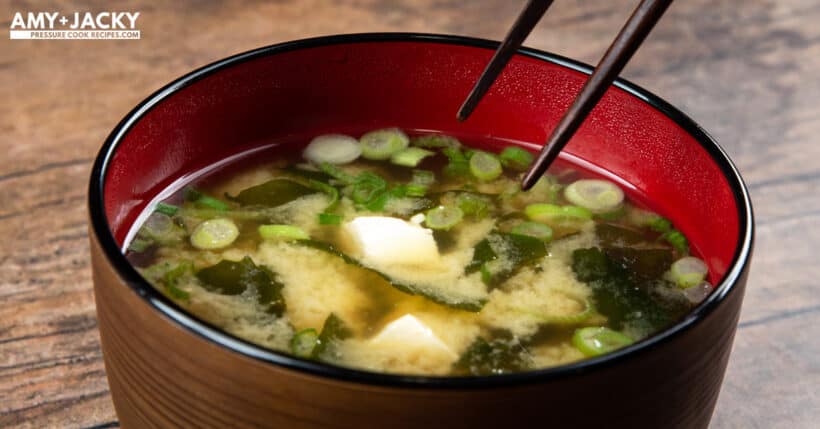 miso soup recipe | instant pot miso soup | homemade miso soup | japanese miso soup | easy miso soup