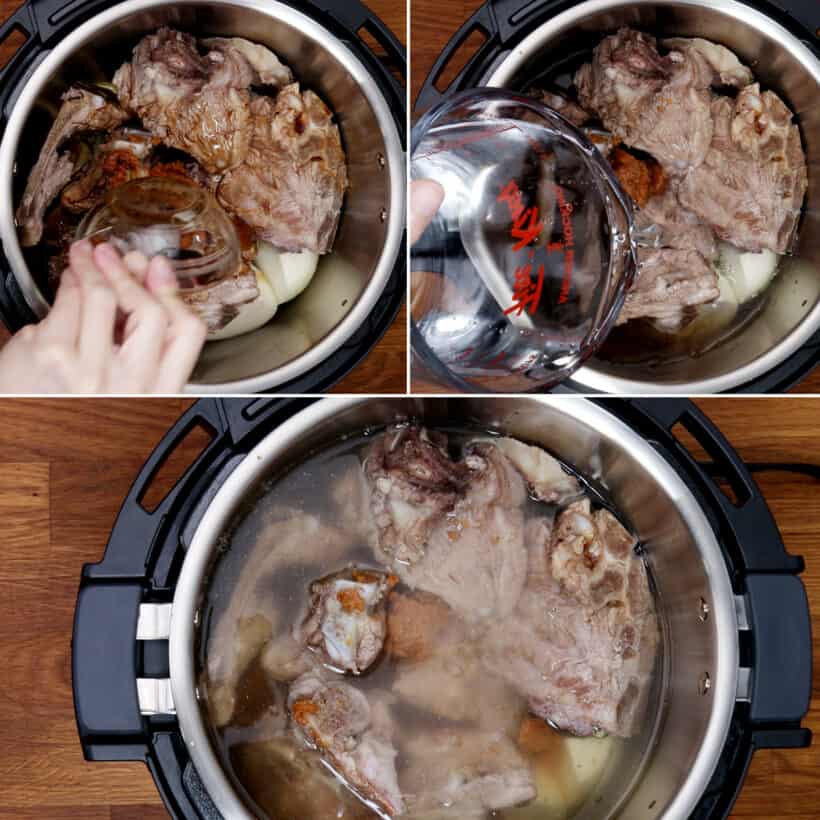 pressure cook pork bone soup