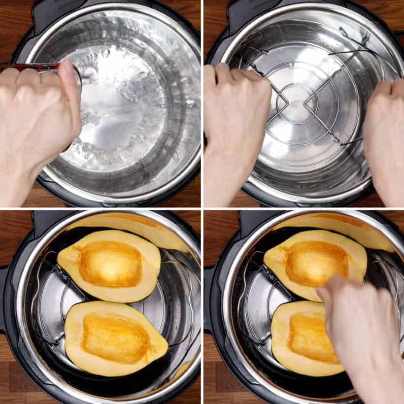 pressure cooker acorn squash  #AmyJacky #InstantPot #recipe #squash