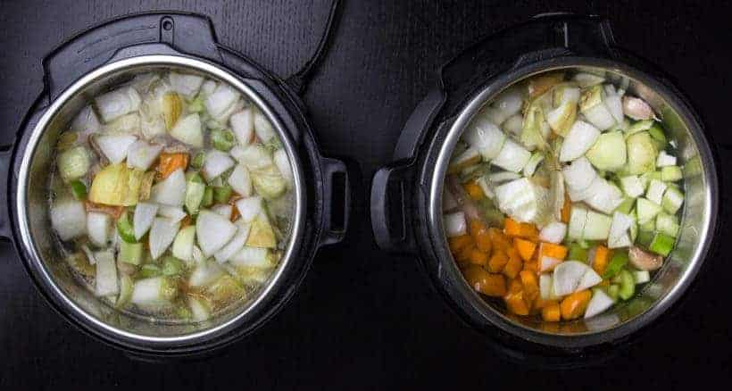 Learn how to make Nutrient Rich Instant Pot Bone Broth Recipe (Pressure Cooker Bone Broth): Sauteed or Roasted vs. Not Roasted Experiment