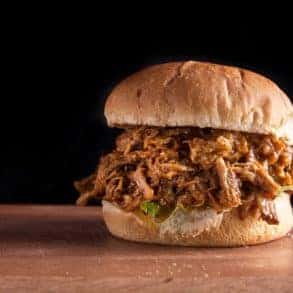 Make this irresistible Pressure Cooker Pulled Pork Recipe. Quick & easy way to make tender, juicy BBQ pulled pork packed with sweet & smoky flavors.