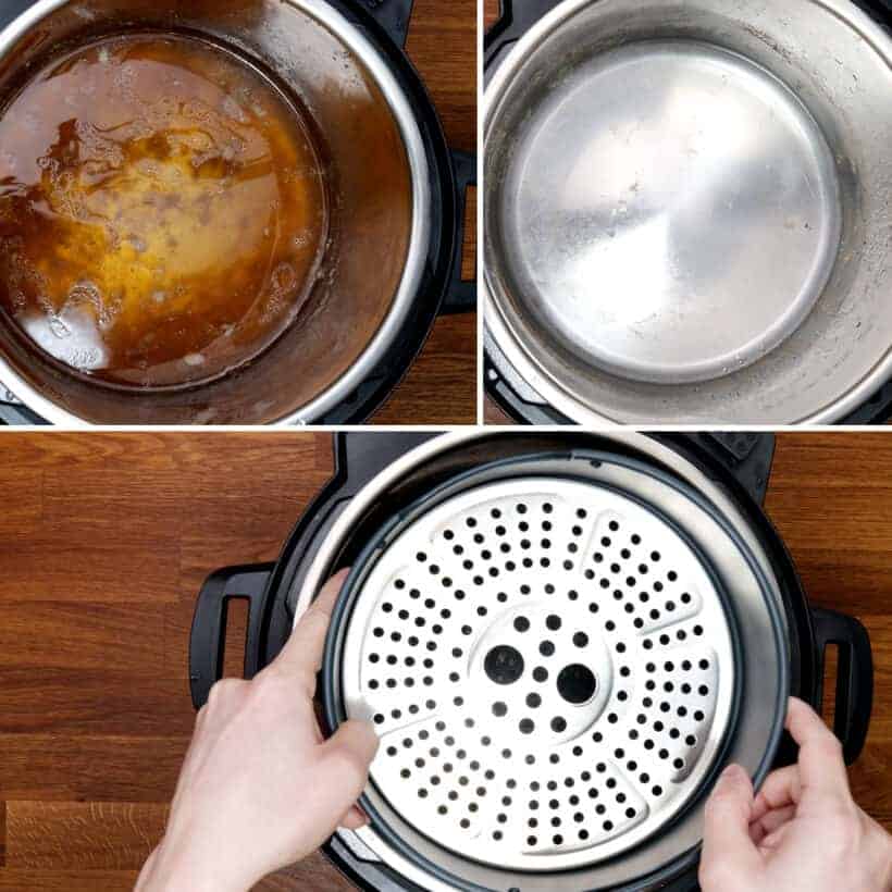 remove liquid from Instant Pot  #AmyJacky #InstantPot #PressureCooker #AirFryer #recipe