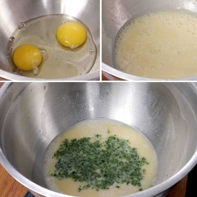 Make egg mixture for stuffing    #AmyJacky #InstantPot #PressureCooker #sides #christmas #thanksgiving #recipes
