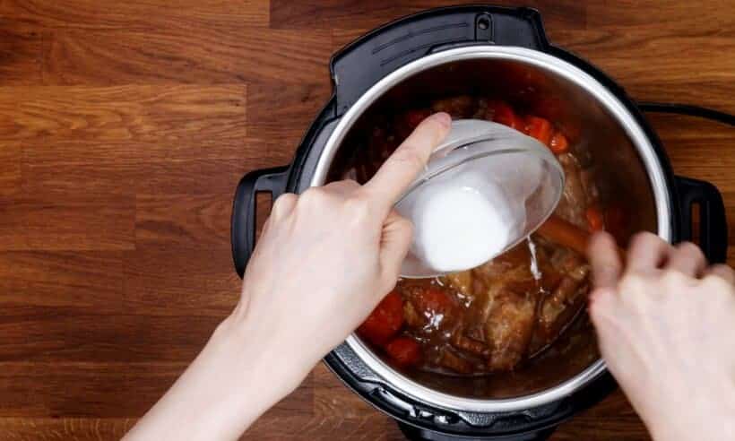 thicken Chinese rib tips sauce  #AmyJacky #InstantPot #recipe #pork