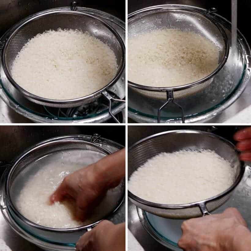 wash Japanese rice  #AmyJacky #rice #japanese